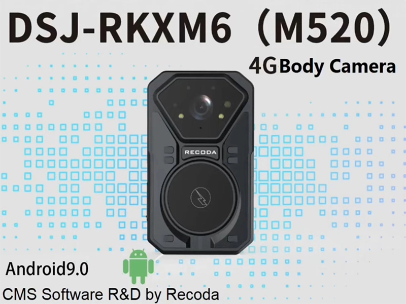 M520 H.265 Andriod 4G AI Body Camera Video
